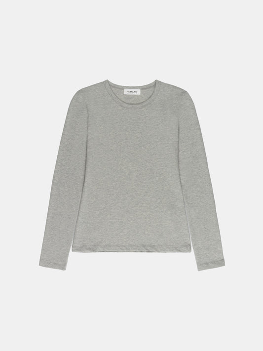 Fitted Long Sleeve - Heather Grey