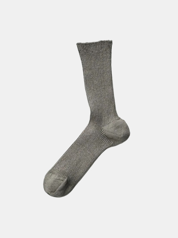 Linen Ribbed Socks
