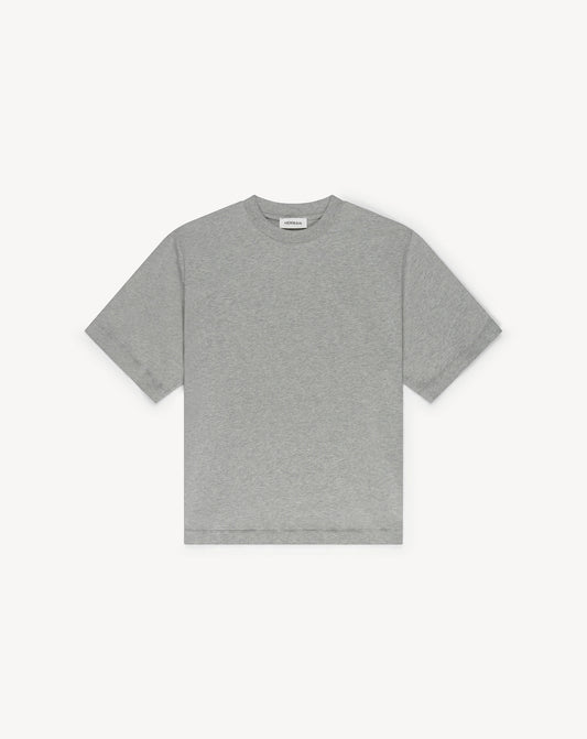 Boxy T-shirt - Heather Grey