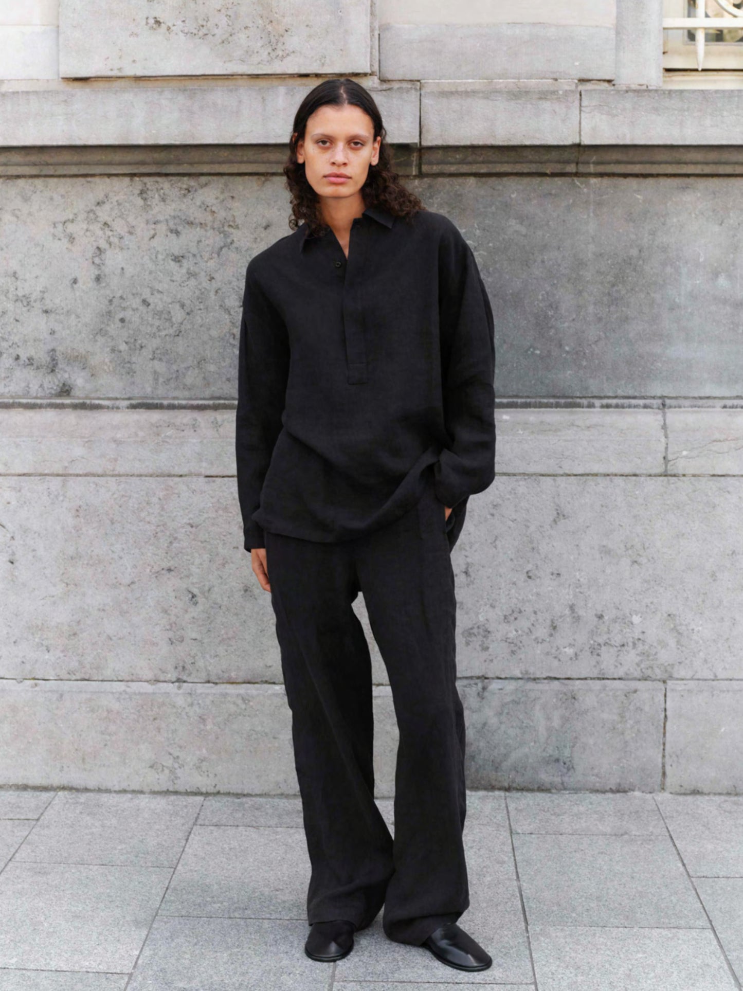 Relaxed Linen Trouser