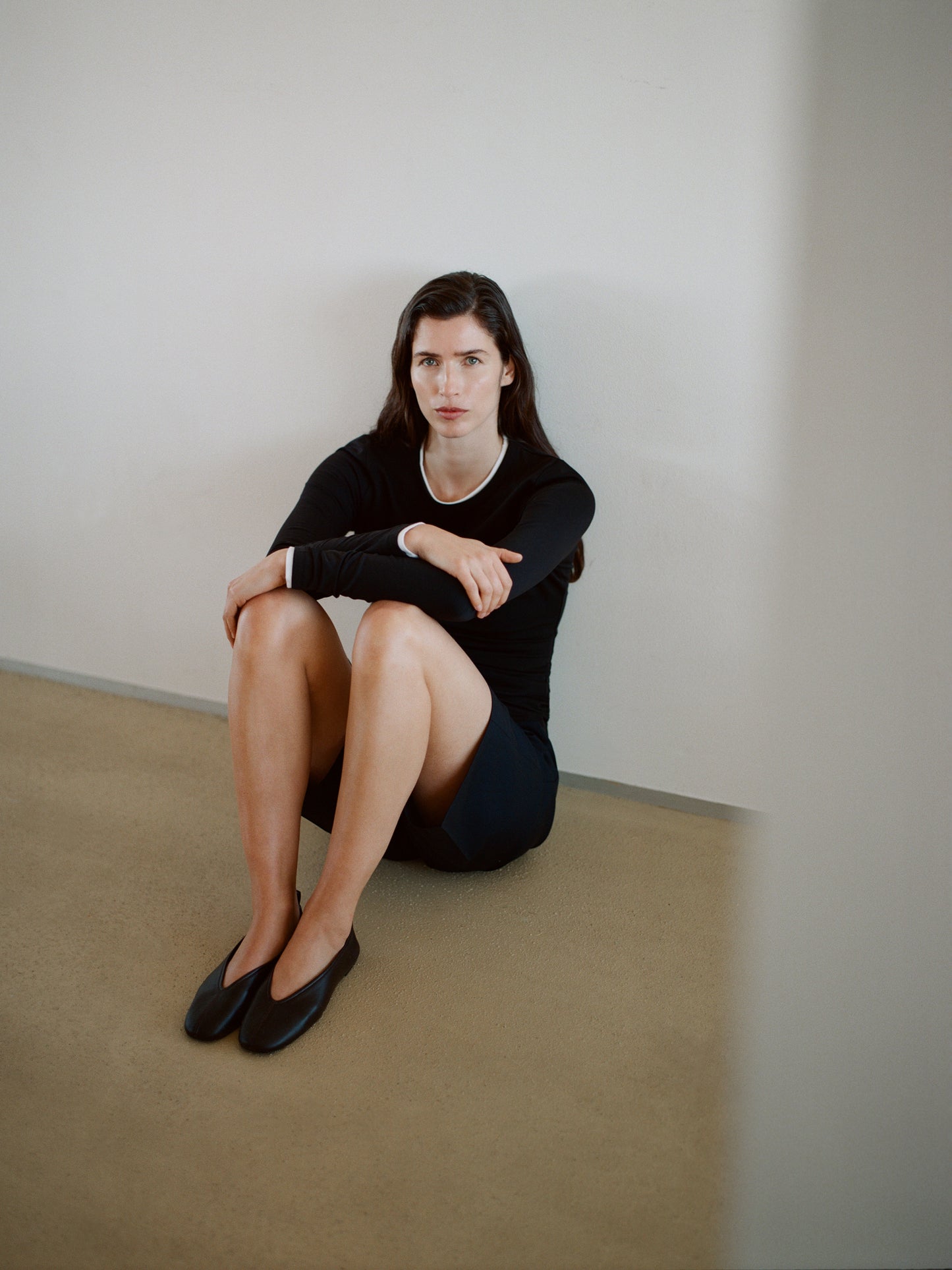 Fitted Long Sleeve - Black