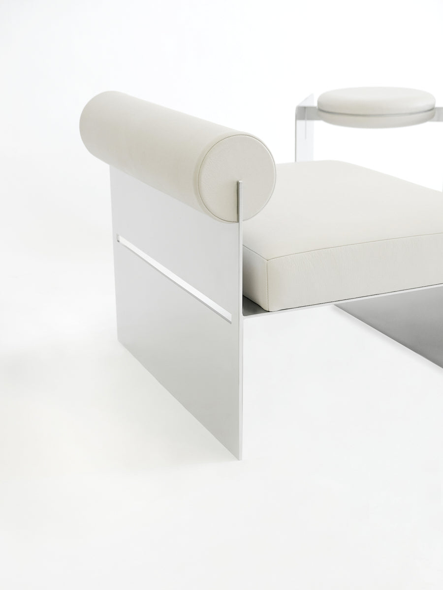 Building Blocks / Side Lounge Chair - Off-White