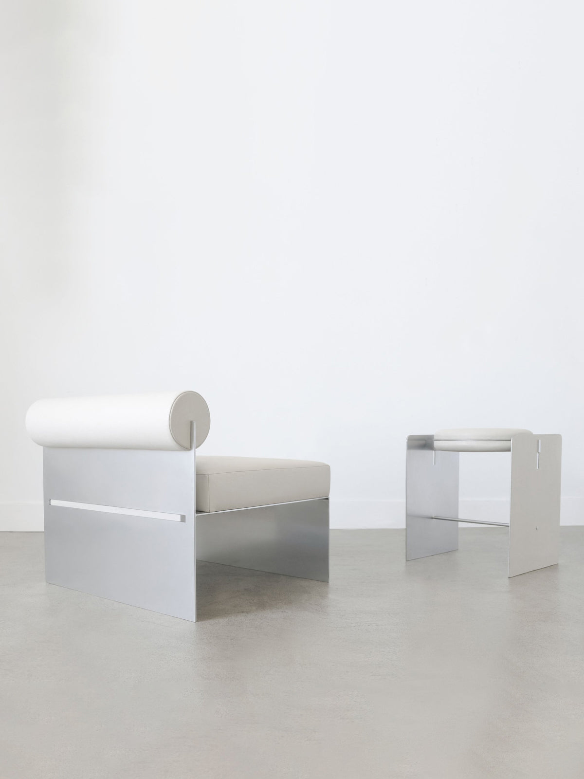 Building Blocks / Side Lounge Chair - Off-White