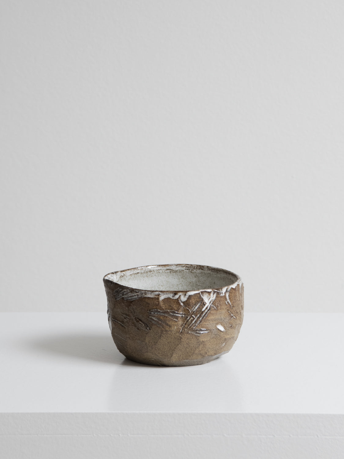 Kurinuki Matcha Bowl - Dark