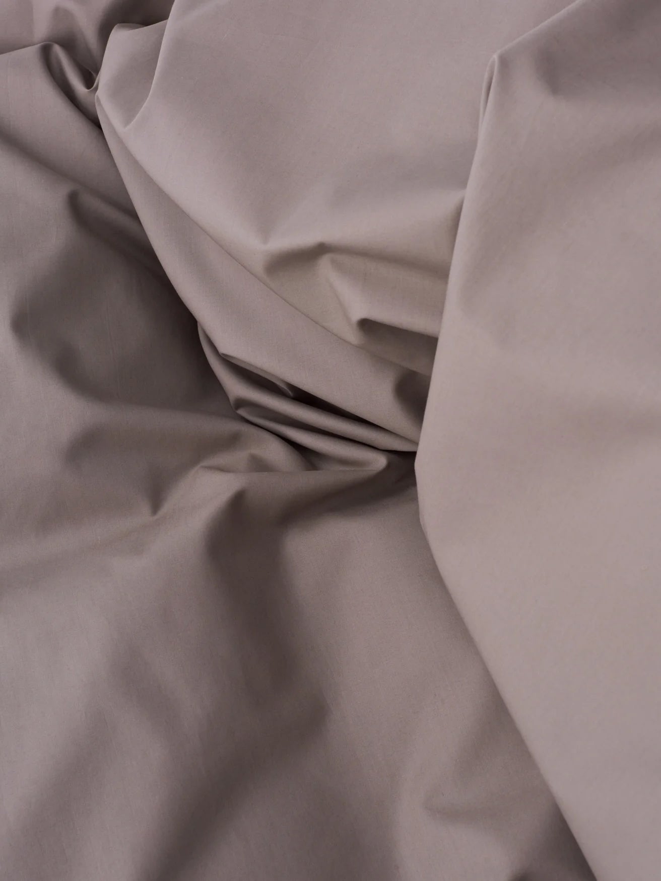 Pure Poplin Duvet Cover Double – Mud