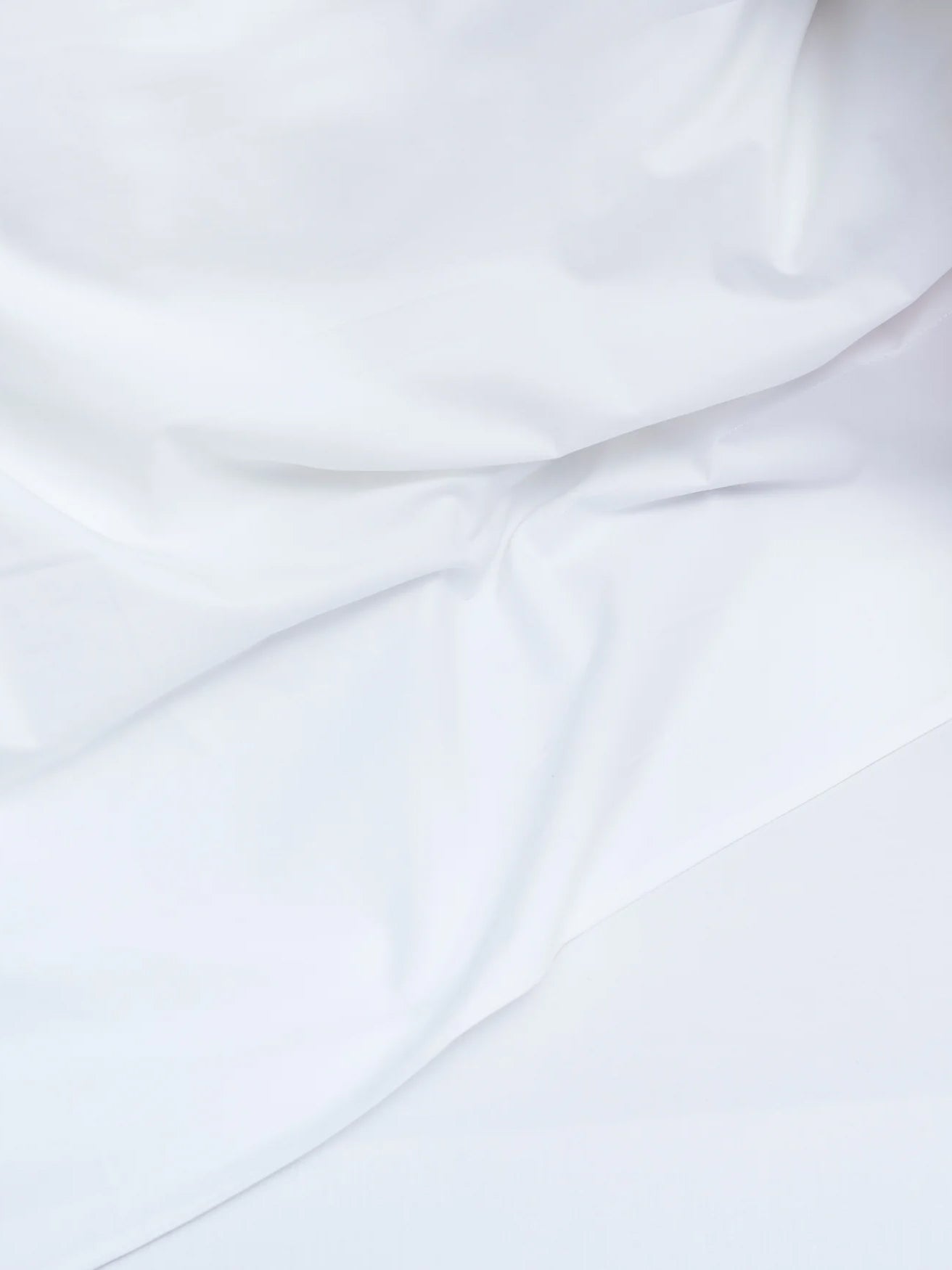Pure Poplin Pillow Case – White