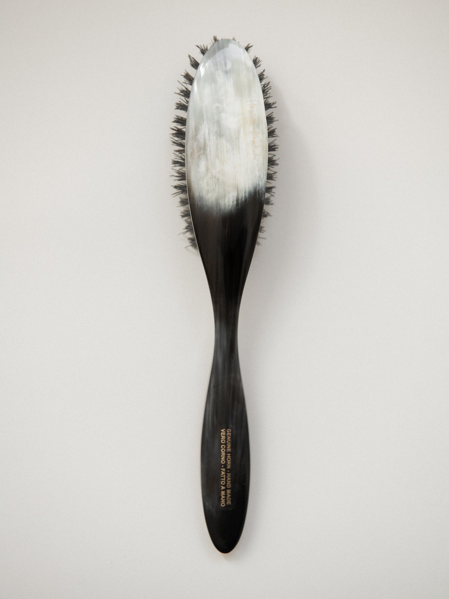 Small Oval Hairbrush with Handle