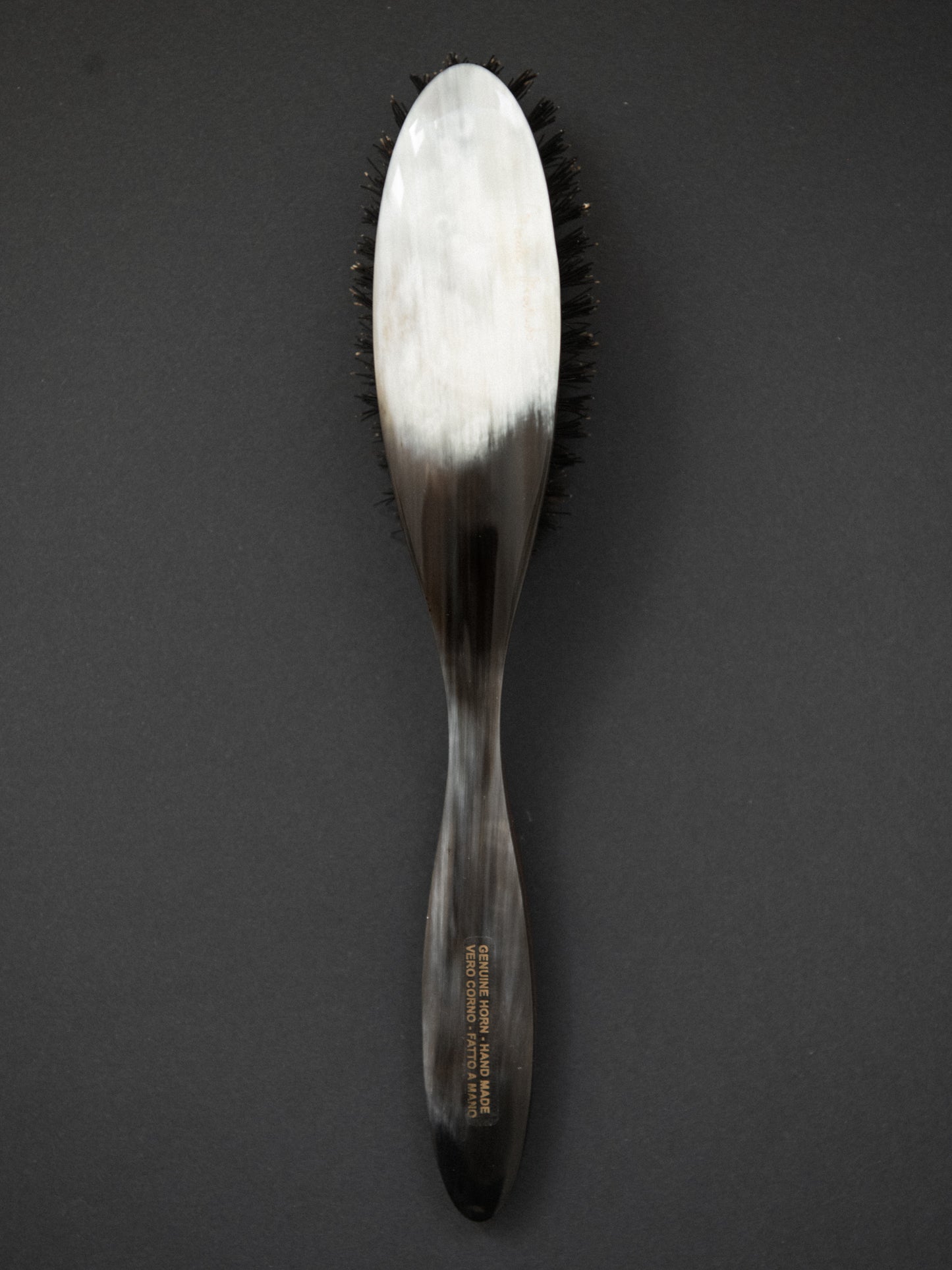Small Oval Hairbrush with Handle