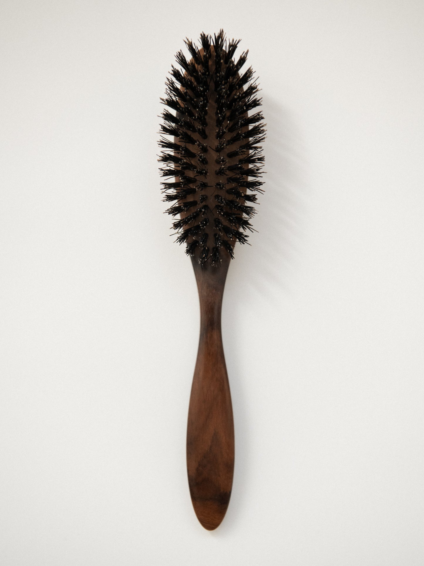 Small Oval Hairbrush with Handle