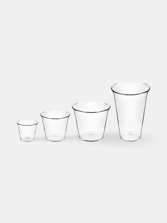 Plume Glass, Set of 4 Pieces