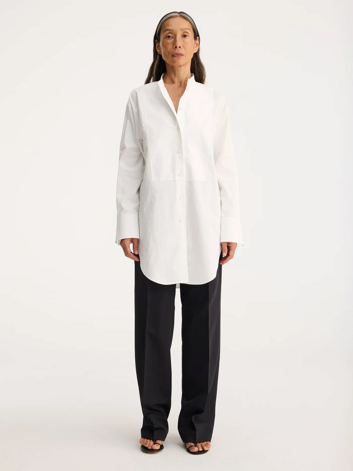 Modern Tuxedo Shirt - Optic White