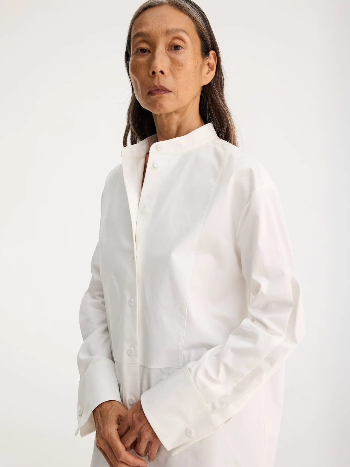 Modern Tuxedo Shirt - Optic White