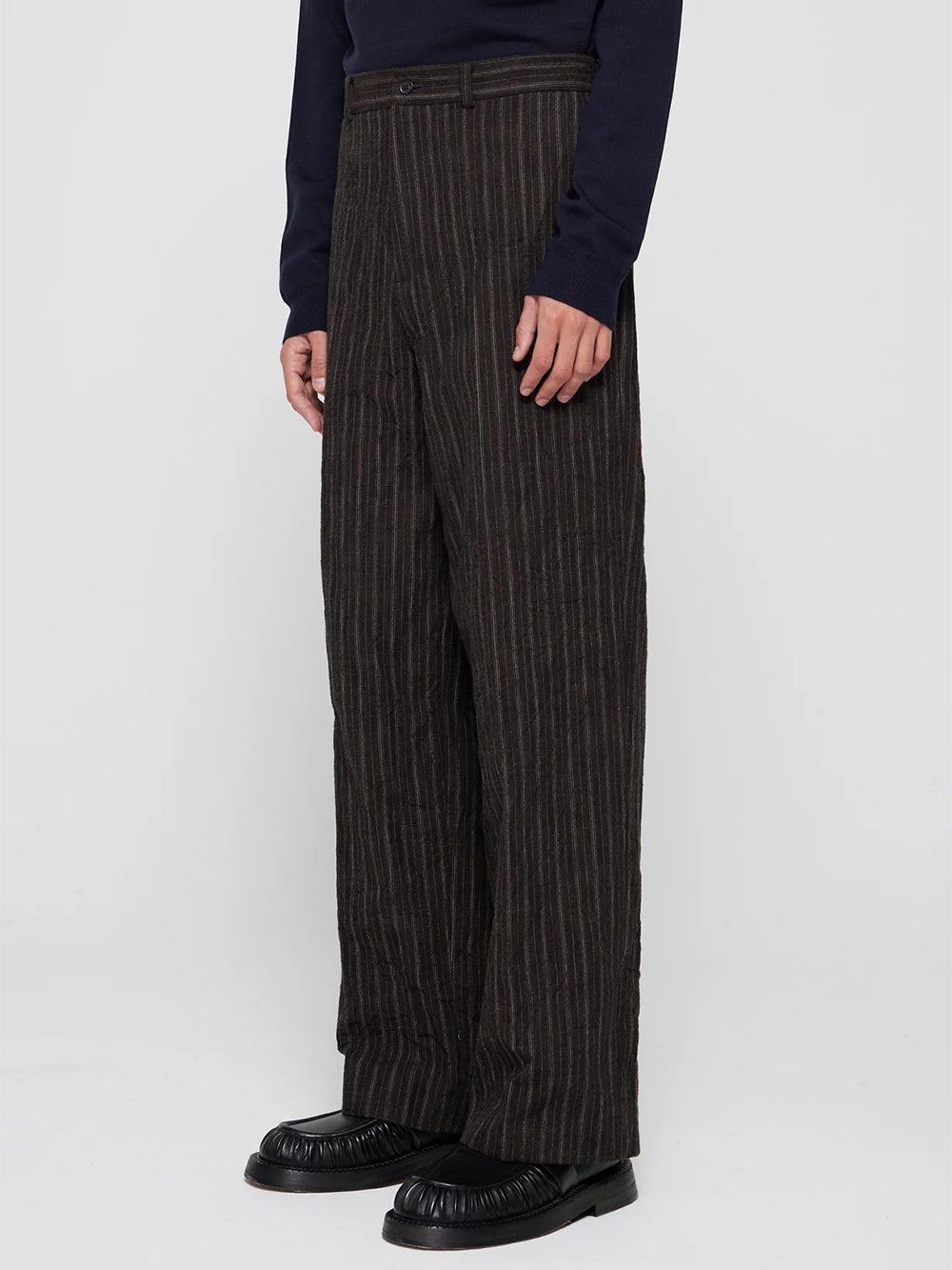 Rustic Pinstripe Trousers – Tadaima