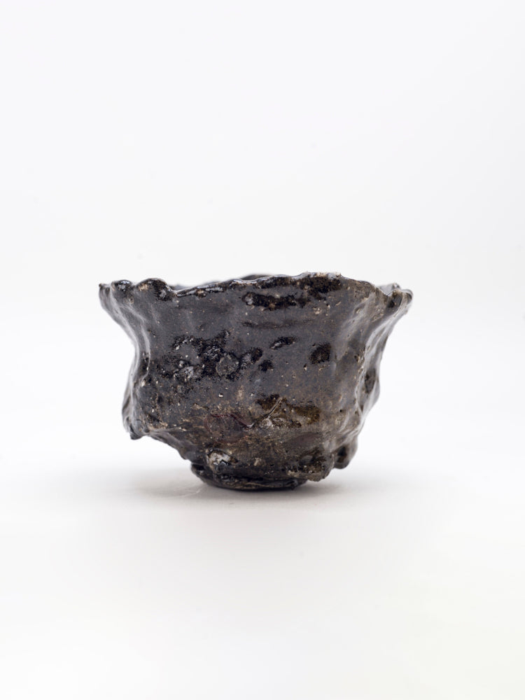 Chawan 11, Black Raku Fired Bowl