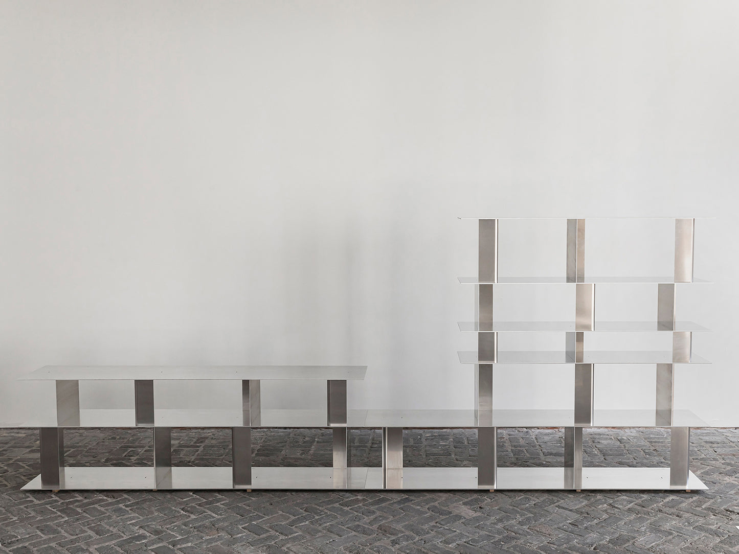 Stack 163 – Raw Modular Aluminium Shelf
