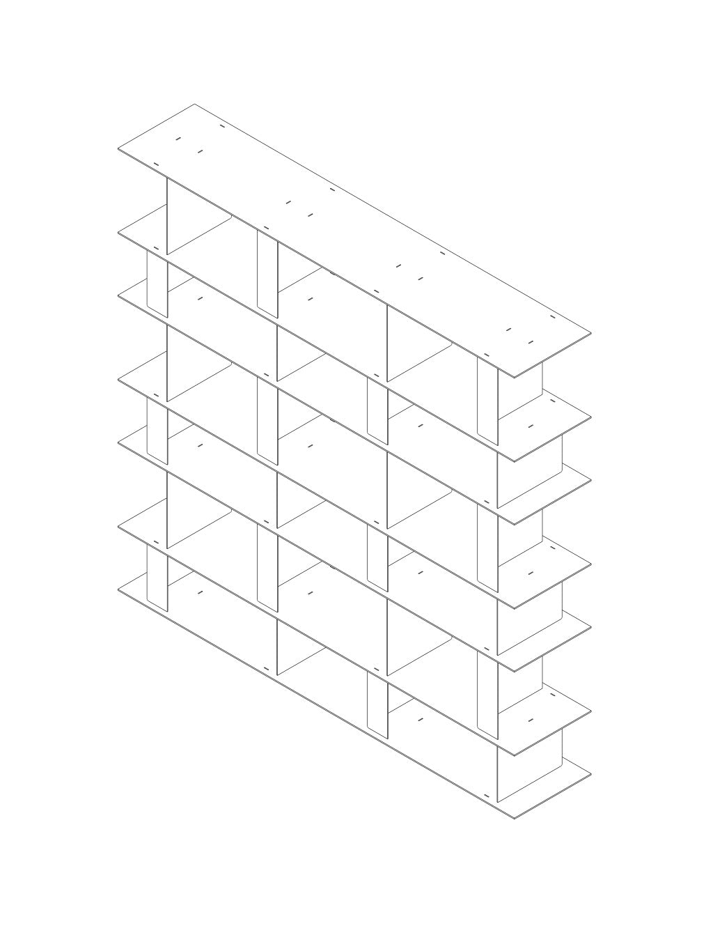 Stack 264 – Raw Modular Aluminium Shelf