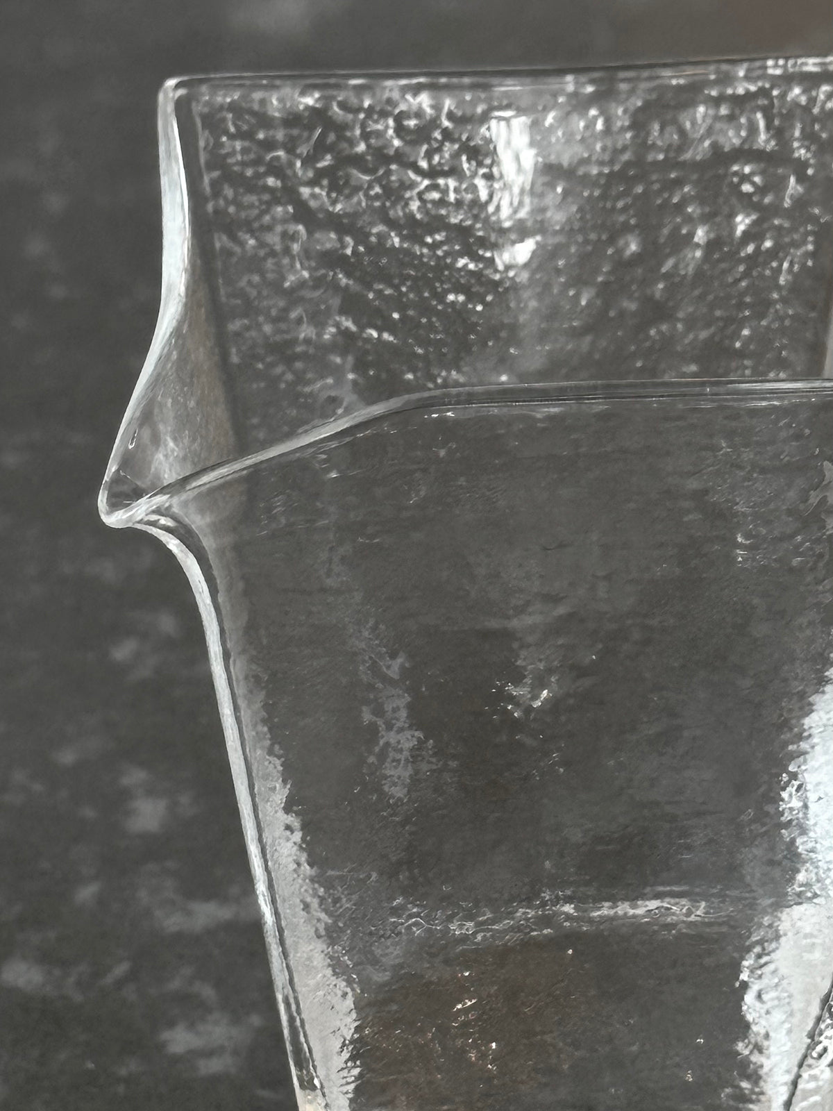 Square Glass Pitcher