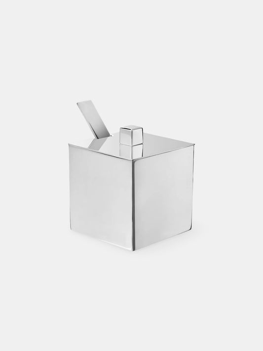 Gaia Sugar Bowl & Spoon – Silver-Plated