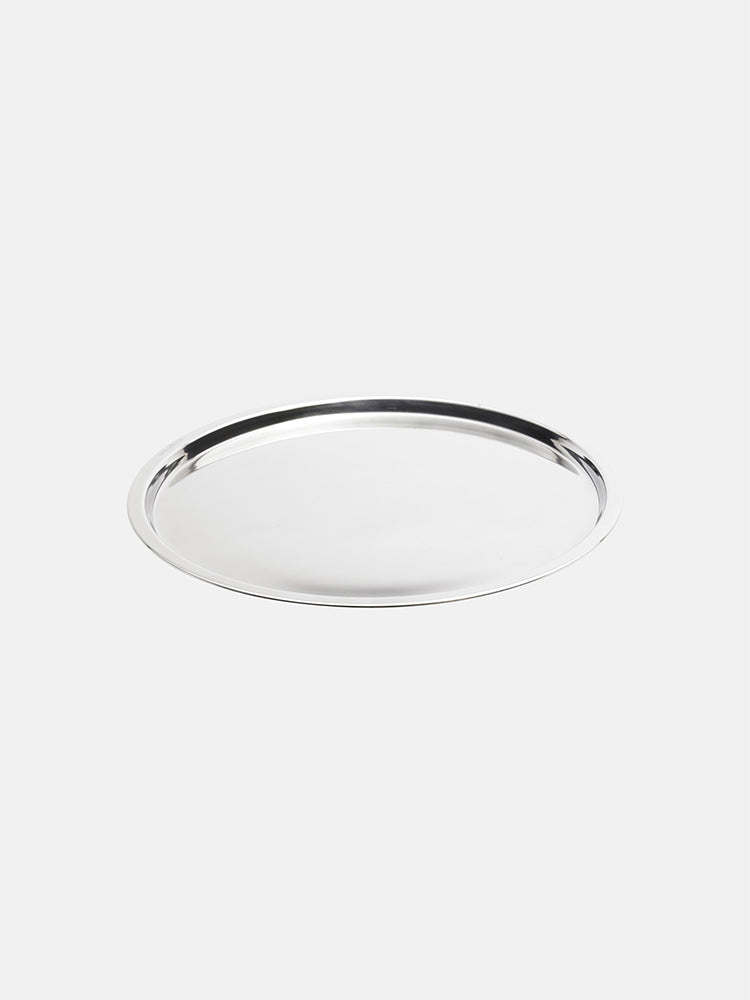 Round Tray, Stainless Steel