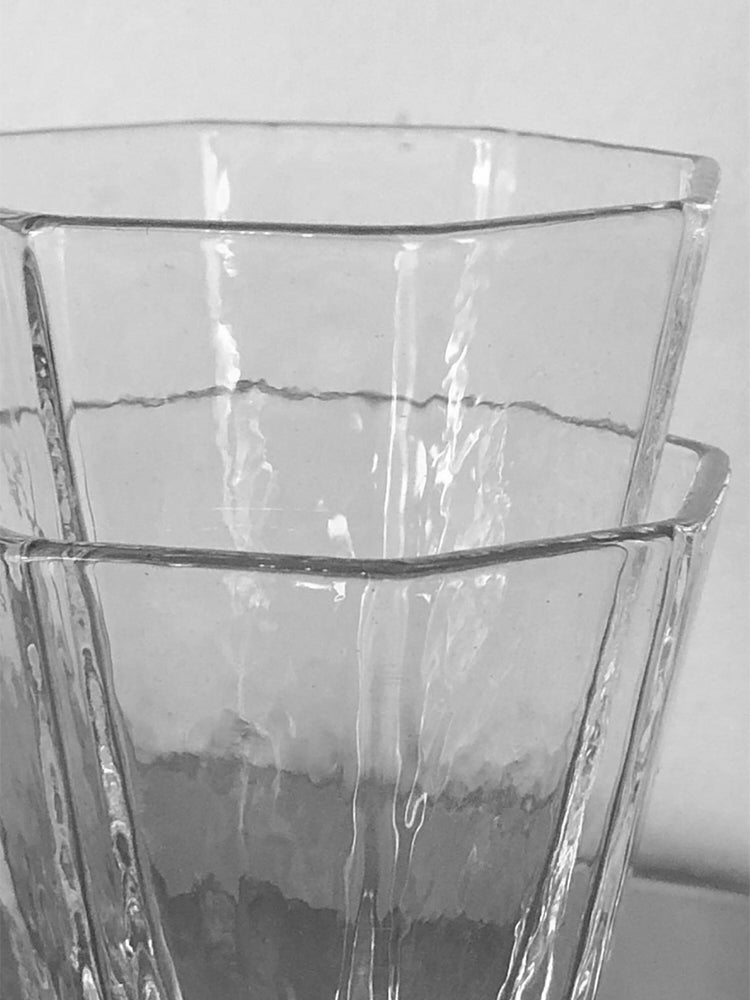 Hexagon Glass Cup